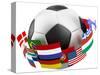 3D World Soccer Ball-bioraven-Stretched Canvas
