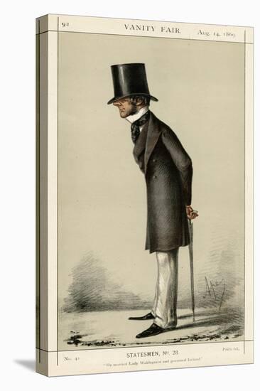 3rd Earl Fortescue, Vanity Fair-Carlo Pellegrini-Stretched Canvas