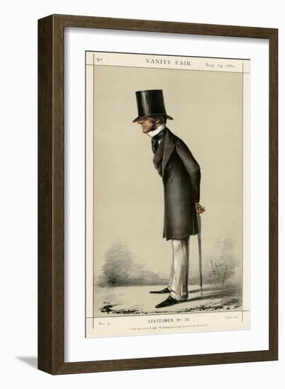 3rd Earl Fortescue, Vanity Fair-Carlo Pellegrini-Framed Art Print