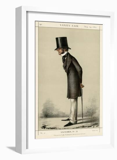 3rd Earl Fortescue, Vanity Fair-Carlo Pellegrini-Framed Art Print