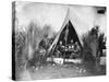 3rd New Hampshire Infantry Eating-null-Stretched Canvas