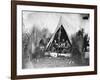 3rd New Hampshire Infantry Eating-null-Framed Photographic Print