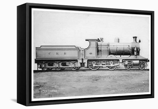 4-4-0 Tender Engine, Steam Locomotive Built by Kerr, Stuart and Co, Early 20th Century-Raphael Tuck-Framed Stretched Canvas