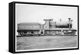 4-4-0 Tender Engine, Steam Locomotive Built by Kerr, Stuart and Co, Early 20th Century-Raphael Tuck-Framed Stretched Canvas