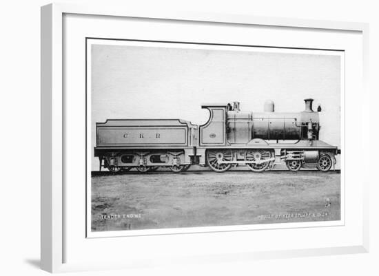 4-4-0 Tender Engine, Steam Locomotive Built by Kerr, Stuart and Co, Early 20th Century-Raphael Tuck-Framed Giclee Print