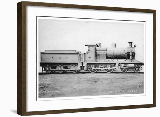 4-4-0 Tender Engine, Steam Locomotive Built by Kerr, Stuart and Co, Early 20th Century-Raphael Tuck-Framed Giclee Print