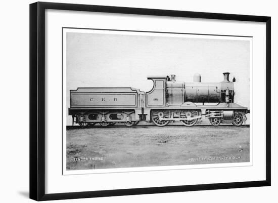 4-4-0 Tender Engine, Steam Locomotive Built by Kerr, Stuart and Co, Early 20th Century-Raphael Tuck-Framed Giclee Print