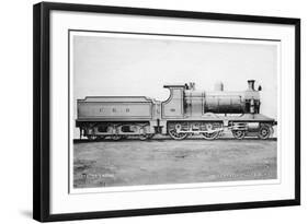 4-4-0 Tender Engine, Steam Locomotive Built by Kerr, Stuart and Co, Early 20th Century-Raphael Tuck-Framed Giclee Print