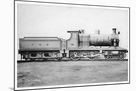 4-4-0 Tender Engine, Steam Locomotive Built by Kerr, Stuart and Co, Early 20th Century-Raphael Tuck-Mounted Giclee Print