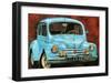 4 CV Bleue-Cobe-Framed Art Print