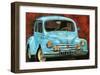 4 CV Bleue-Cobe-Framed Art Print