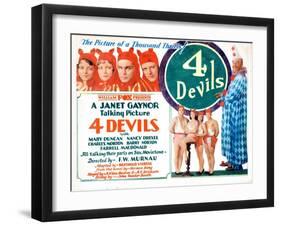 4 Devils, (AKA Four Devils), 1928-null-Framed Art Print