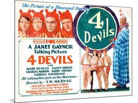 4 Devils, (AKA Four Devils), 1928-null-Mounted Art Print