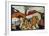 (4) From The Series, Twelve Tribes Of Israel-Joy Lions-Framed Giclee Print