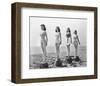 4 Girls Standing Tall-null-Framed Premium Giclee Print