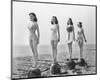 4 Girls Standing Tall-null-Mounted Premium Giclee Print