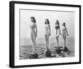 4 Girls Standing Tall-null-Framed Art Print