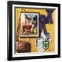 "4-H Momentos,"April 1, 1950-John Atherton-Framed Giclee Print