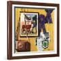 "4-H Momentos,"April 1, 1950-John Atherton-Framed Giclee Print