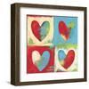 4 Hearts-Anna Flores-Framed Art Print