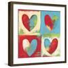 4 Hearts-Anna Flores-Framed Art Print