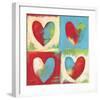 4 Hearts-Anna Flores-Framed Art Print