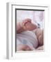 4 Month Old Baby Girl Holding Her Foot-Amanda Hall-Framed Photographic Print