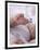 4 Month Old Baby Girl Holding Her Foot-Amanda Hall-Framed Photographic Print