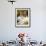 4-Months, Portrait of Tabby-Tortoiseshell-And-White Female Lying on Garden Table with Coneflowers-Jane Burton-Framed Photographic Print displayed on a wall