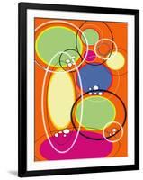 4 of 6 Abstract Art Retro Funk-Ricki Mountain-Framed Art Print