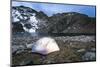 4 Person Tent Glows with a Lantern at the Base of an Alpine Route in Alice, Colorado-Dan Holz-Mounted Photographic Print