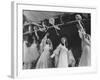4 Sisters Jeanette, Janice, Joanie and Judith Hund, All Getting Married on the Same Day-Bill Eppridge-Framed Photographic Print