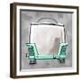 4-Toaster Aqua-Larry Hunter-Framed Giclee Print