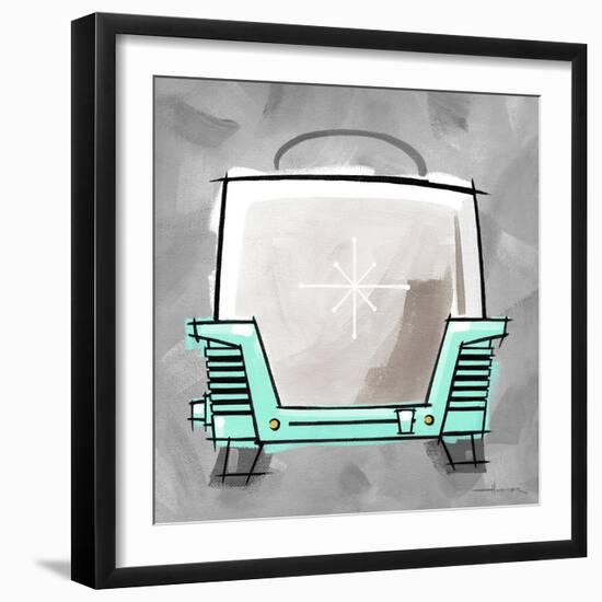 4-Toaster Aqua-Larry Hunter-Framed Giclee Print