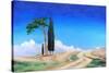 4 Trees, Picenza, Tuscany, 2002-Trevor Neal-Stretched Canvas