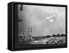 4 Ufo in the Sky, 50's-null-Framed Stretched Canvas