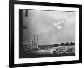 4 Ufo in the Sky, 50's-null-Framed Photo