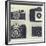 4 Vintage Cameras-Tom Quartermaine-Framed Giclee Print