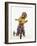 4 Year Old Boy Posing on His Tricycle, New York, New York, USA-Paul Sutton-Framed Photographic Print