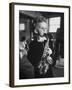 4 Year Old Preacher Marjoe Gortner, Playing the Saxaphone-null-Framed Photographic Print