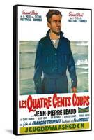 400 Blows, Belgian Movie Poster, 1959-null-Framed Stretched Canvas