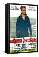 400 Blows, Belgian Movie Poster, 1959-null-Framed Stretched Canvas