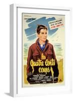 400 Blows, French Movie Poster, 1959-null-Framed Art Print