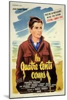 400 Blows, French Movie Poster, 1959-null-Mounted Art Print