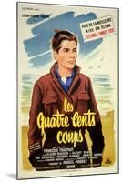400 Blows, French Movie Poster, 1959-null-Mounted Premium Giclee Print