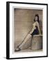 40s Pin Up Girl-null-Framed Photographic Print