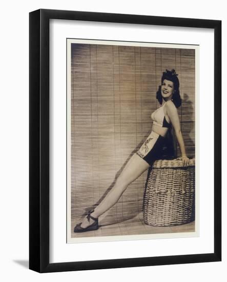 40s Pin Up Girl-null-Framed Photographic Print