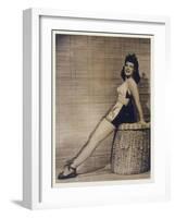 40s Pin Up Girl-null-Framed Photographic Print