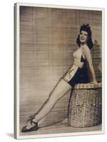 40s Pin Up Girl-null-Stretched Canvas