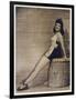 40s Pin Up Girl-null-Framed Photographic Print